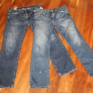 LEVI 514 JEANS BUNDLE, MENS, SIZE 36 x32